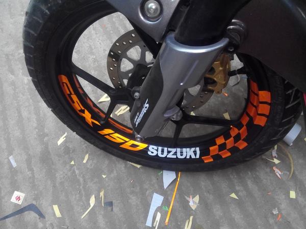 Bike Rim Stcker