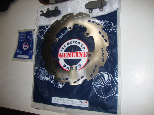 RTR DISK & BREAK PAD ORIGINAL