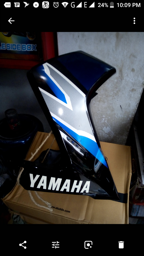Gladiator engine guard black colour
