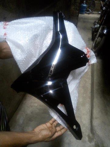 Gixxer SF engine guard black