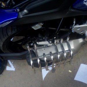 suzuki gixxer silencer guard