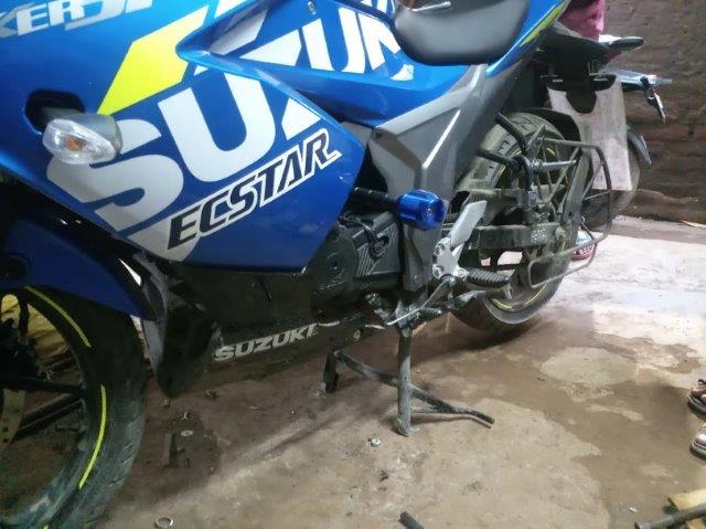 Gixxer SF FI 2020 Modified Crush Guard