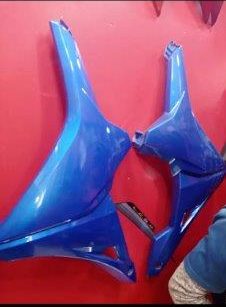Gixxer SF engine guard blue