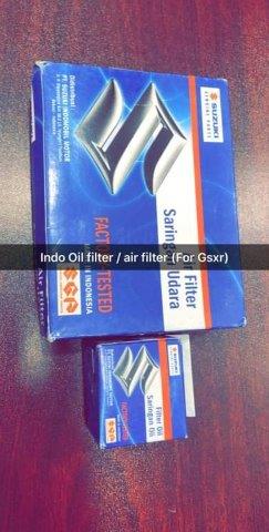 Gixxer air filter