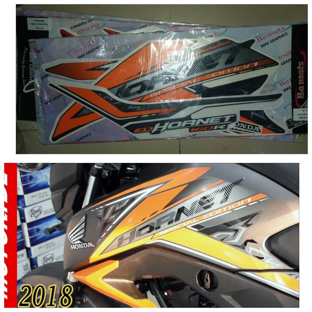 Hornet sp edition full set sticker orange colour