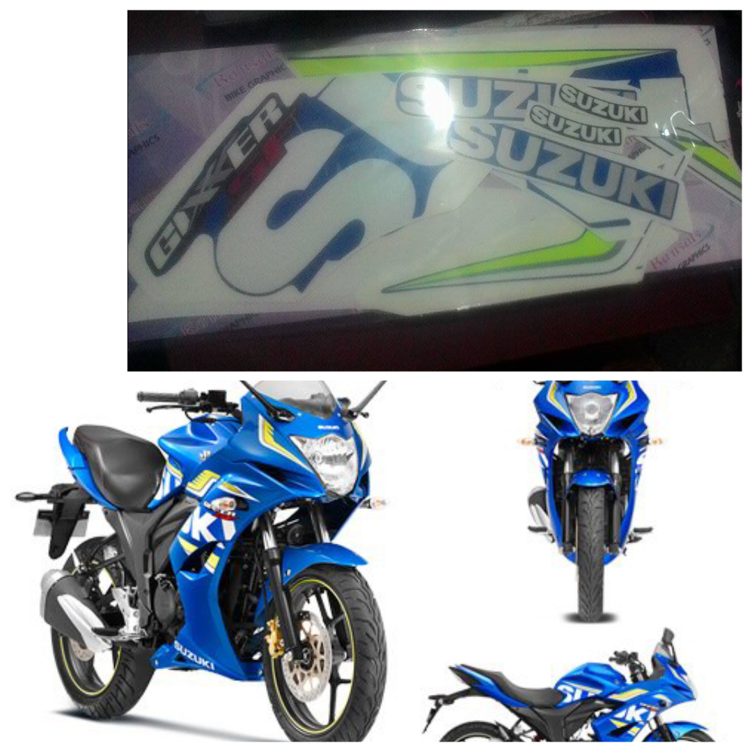 GIXXER SF old pakhi model sticker