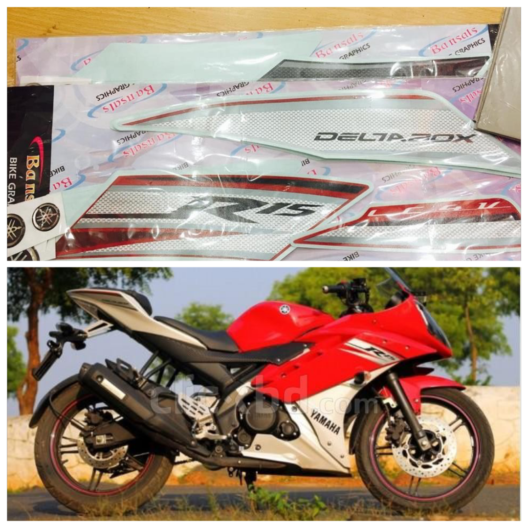 Yamaha R15 v2 Set Sticker