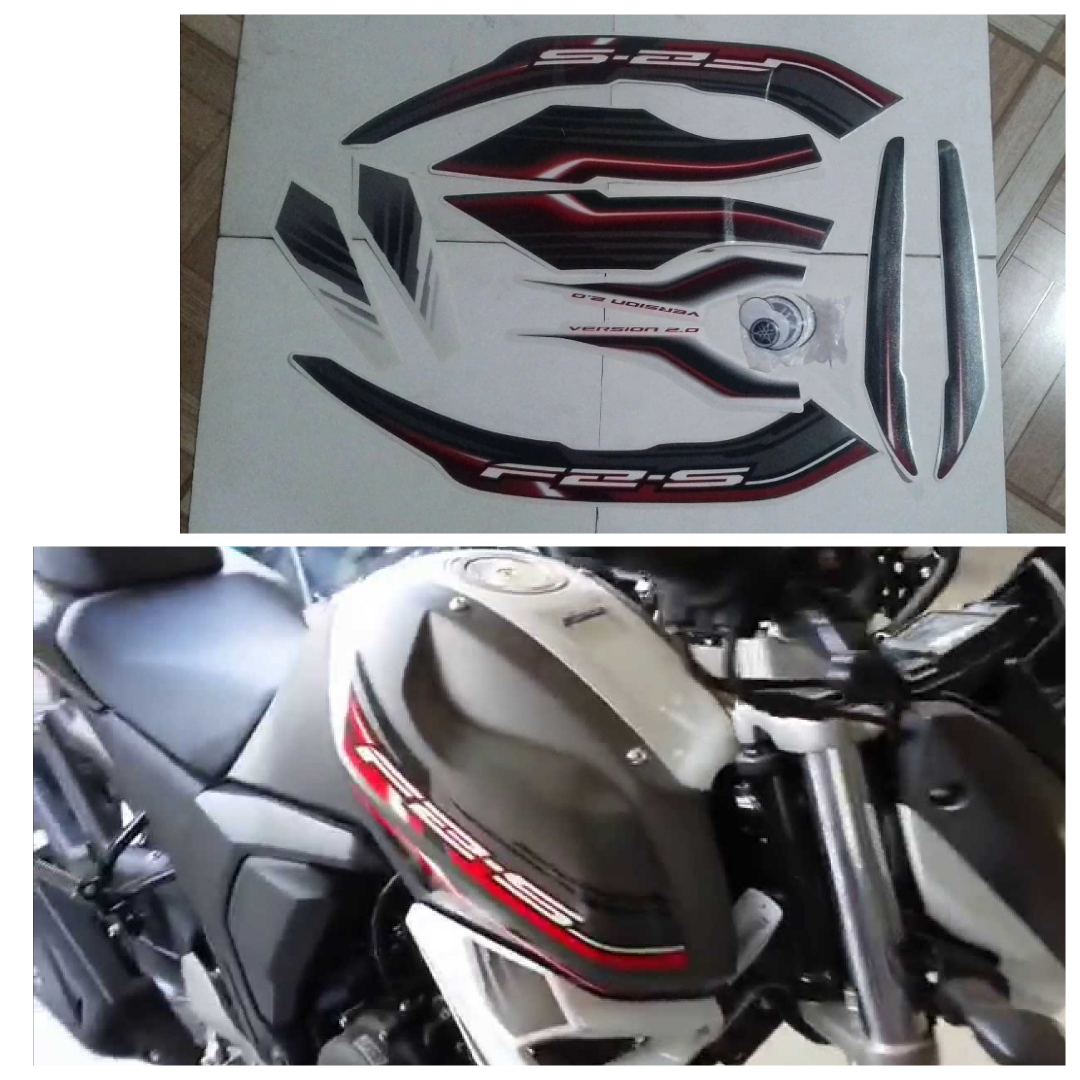 fzs v2 Gry red full sticker set