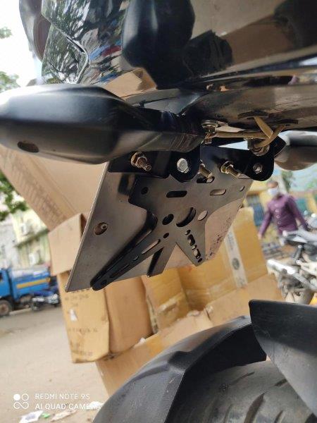 Foldable Number Plate holder