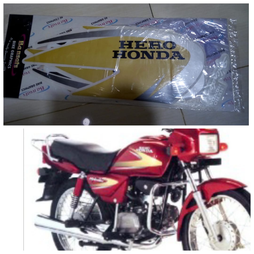 Hero Honda splendor full set sticker
