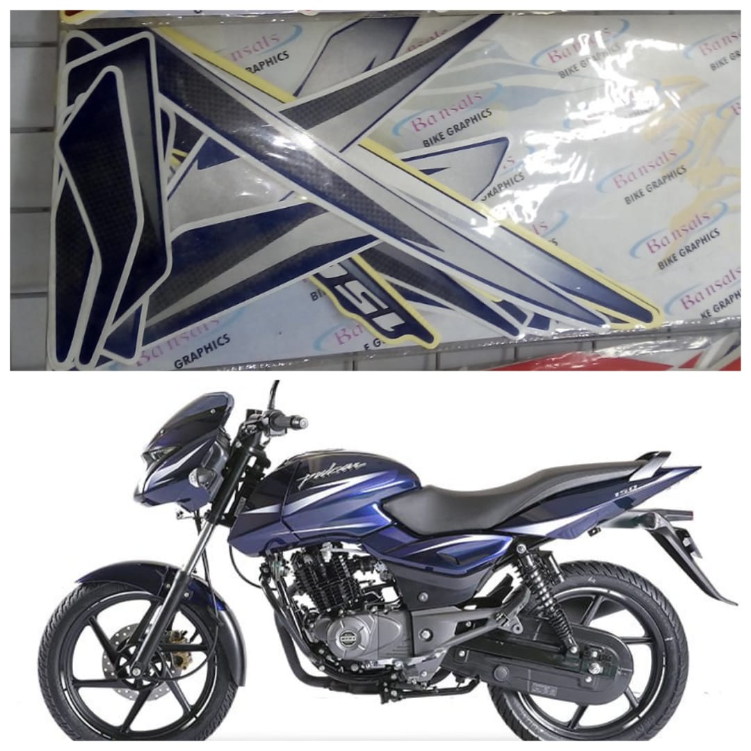 Pulsar UG 7 Blue tank full set sticker