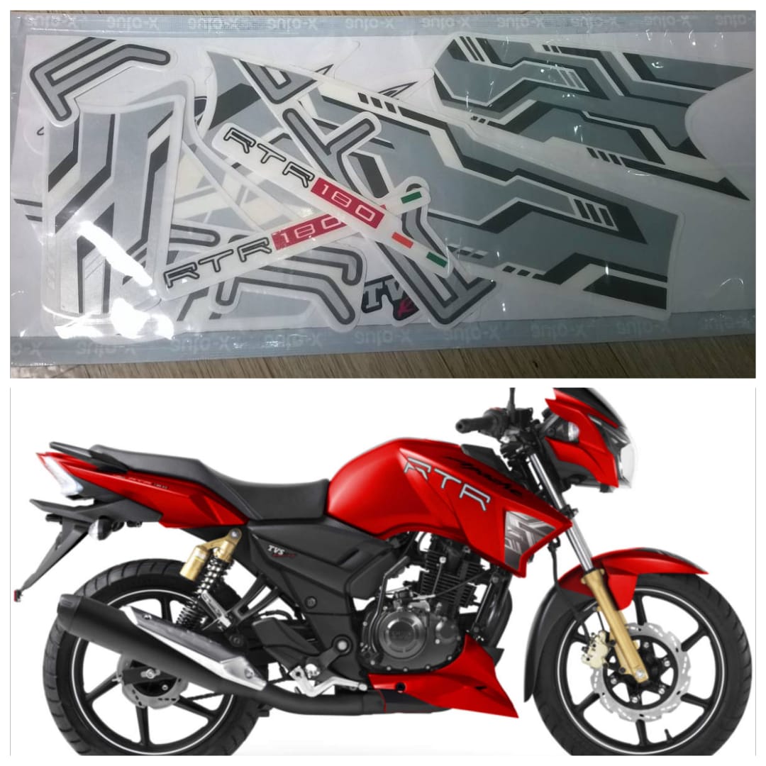 Rtr Matt red full set sticker