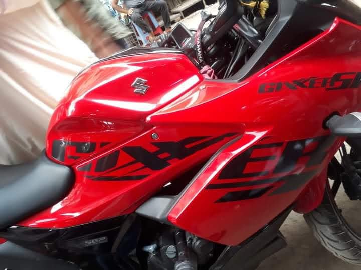 Gixxer Sf Fi Red bike Full set Sticker