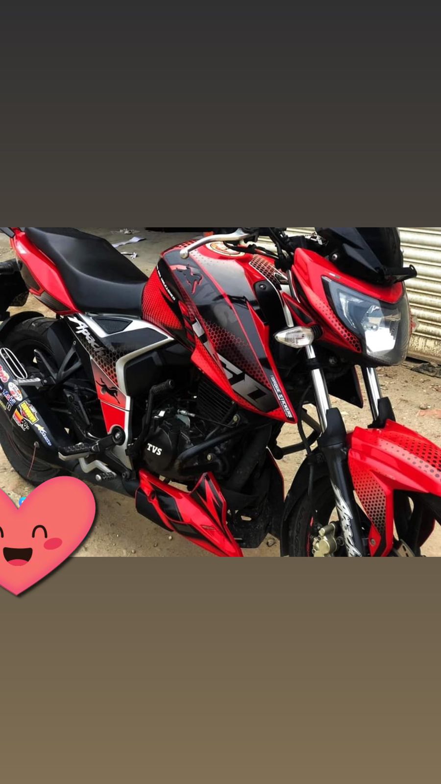 Rtr 4v Red Modified set Sticker