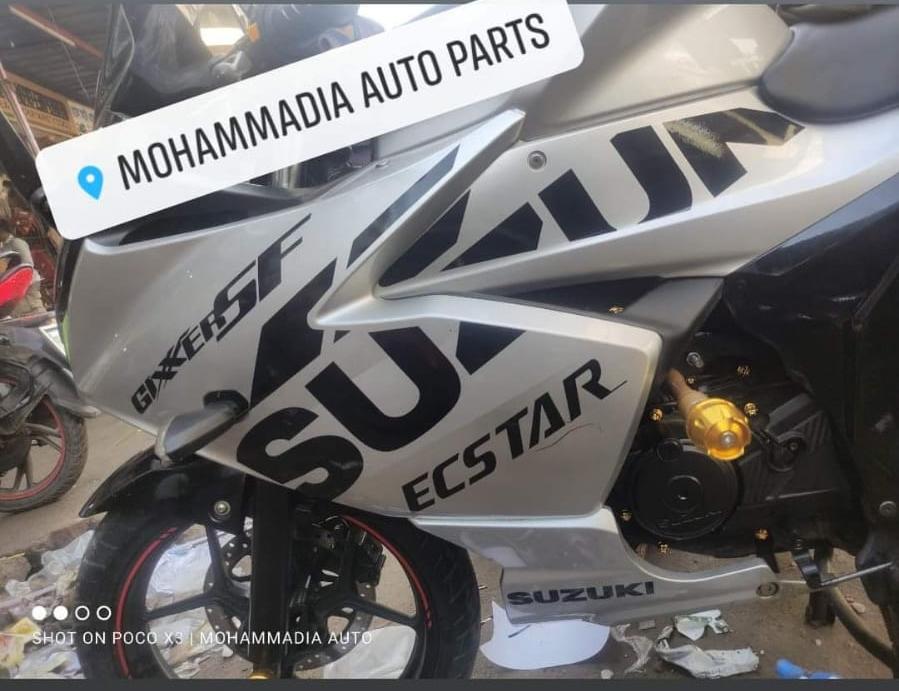 Sf FI Silver bikeModified set Sticker