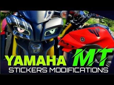 Yamaha mt15 Headlight Sticker