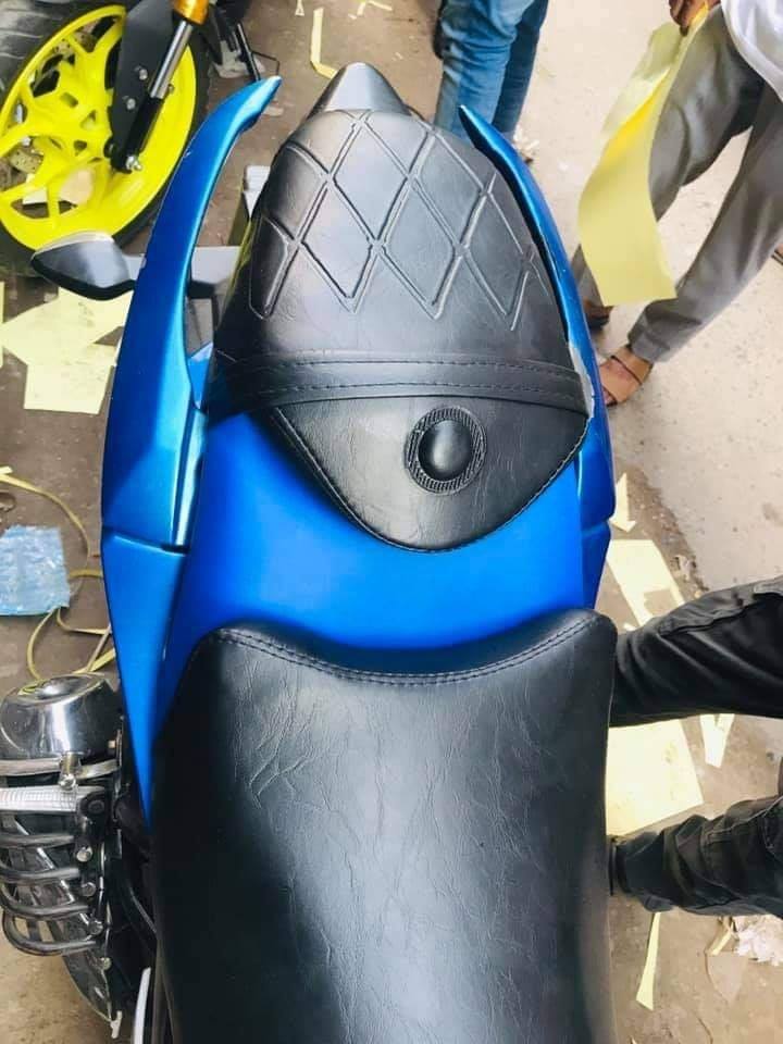GIXXER 2 PART SEAT COVER modification