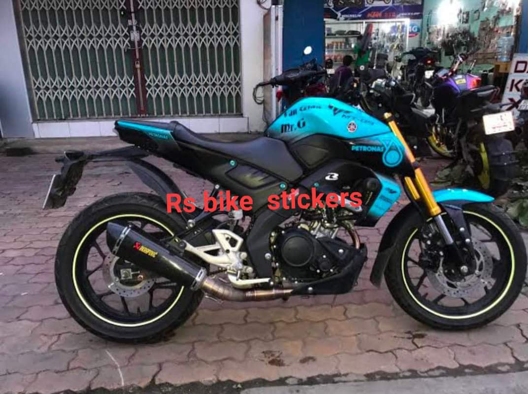 MT 15 DECAL SKY BLUE PETRONAS EDITION FULL BIKE STICKER