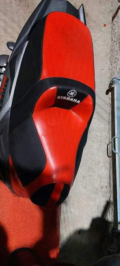 Scooty Bike seat cover modification RED