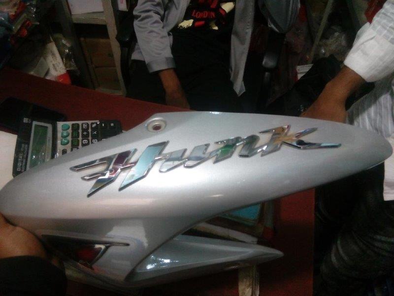 HUNK BIKE TANKI KAN SILVER COLOUR