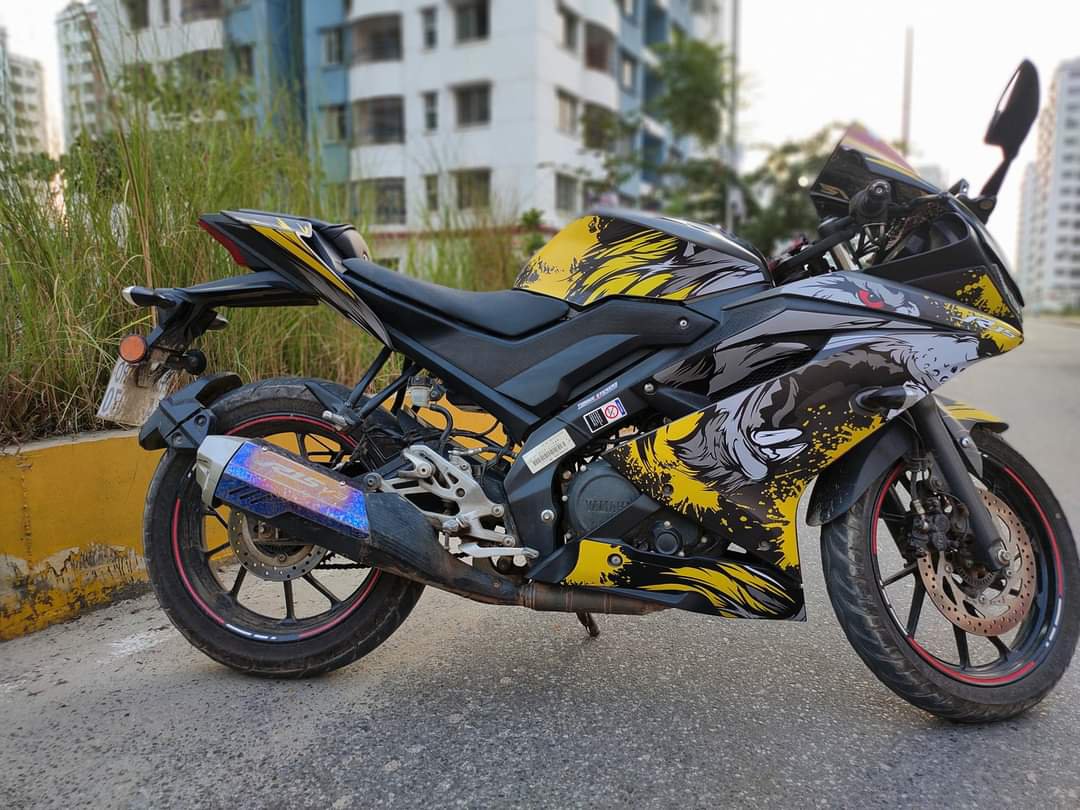 R15 V3 decal yellow colour graphics full set sticker
