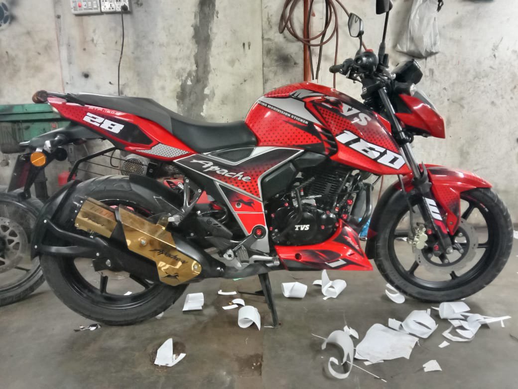 4v bike graphics full set sticker