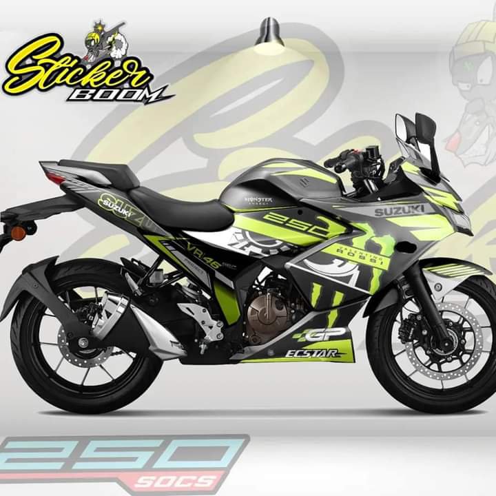 Gixxer Sf Fi full graphics sticker