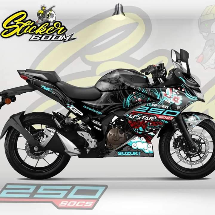 Gixxer Sf Fi full graphics sticker