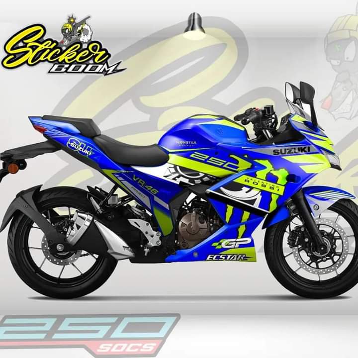 Gixxer Sf Fi full graphics sticker