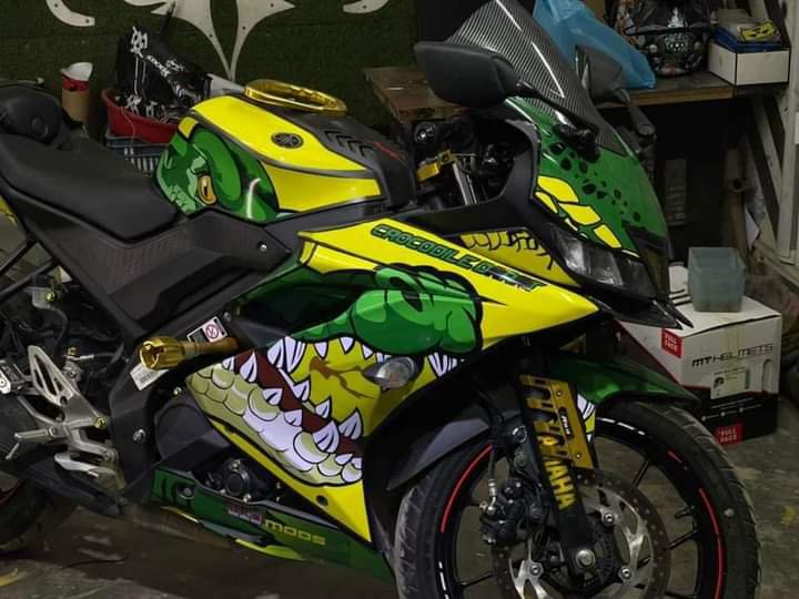 R15 V3 shark graphics full set sticker