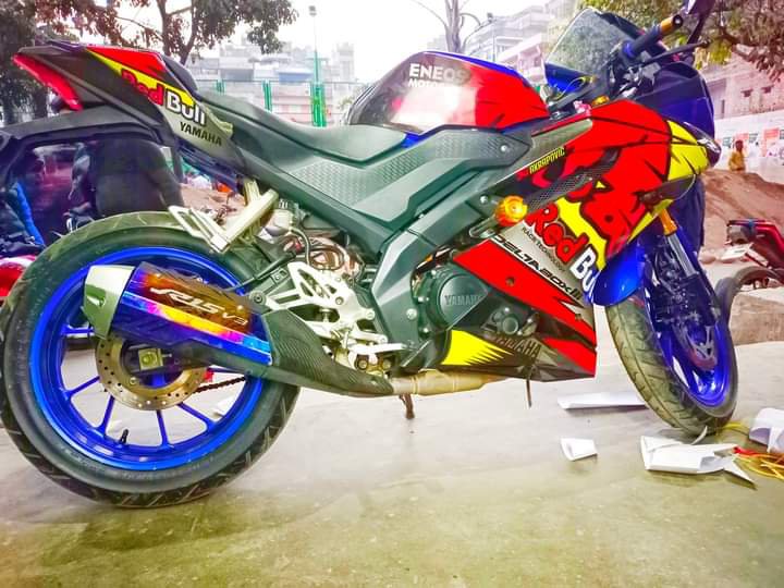 R15 V3 red bull graphics full set sticker