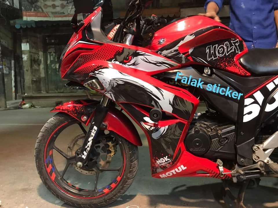 Suzuki SF bike graphics full set sticker