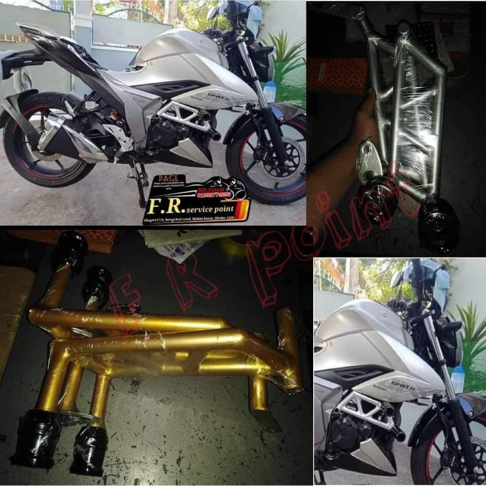Gixxer fi new modify bumper