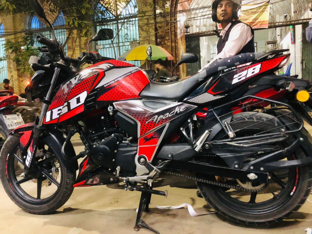 RTR 160 decal sticker