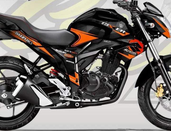 Gixxer old decal full set sticker