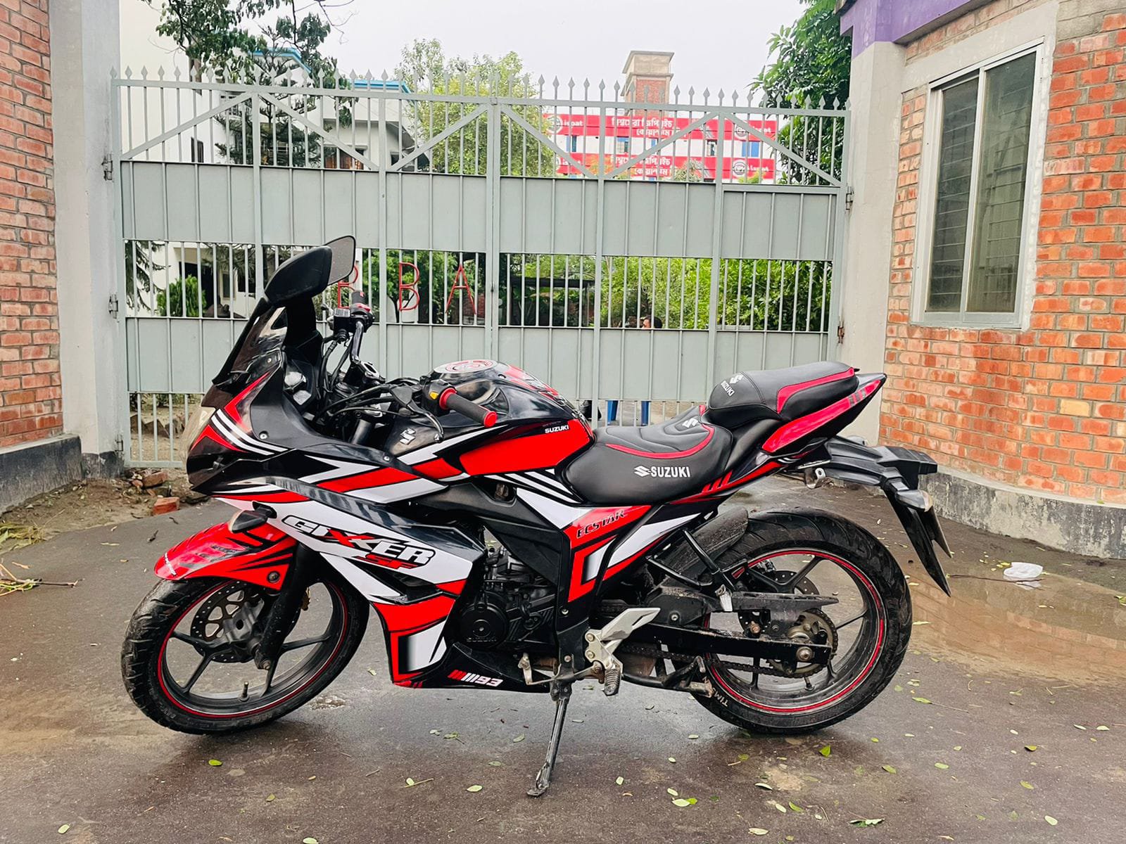 Gixxer SF old new decal sticker