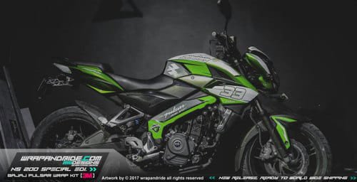 pulsar ns160 bike classic model decals sticker set