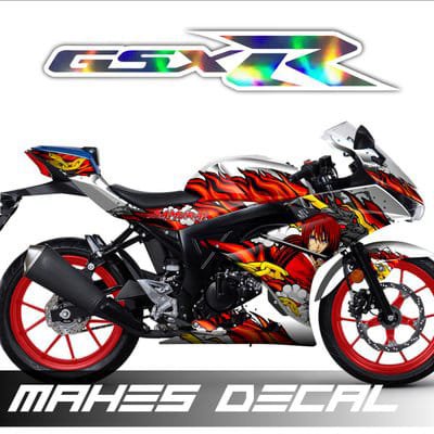 gsxr new fire model decal sticker
