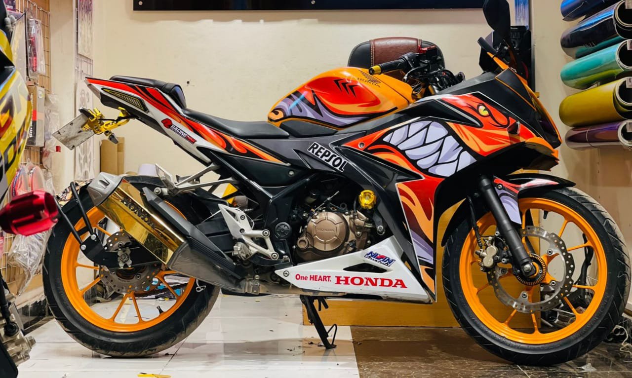 CBR indo model shark model decal sticker set