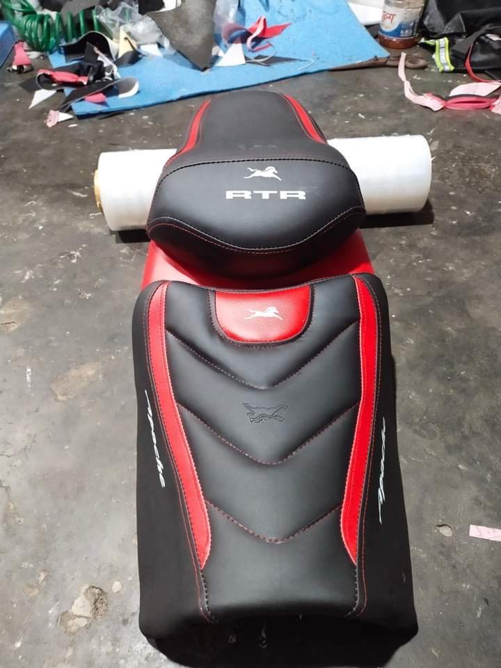 Tvs Rtr seat cover double part