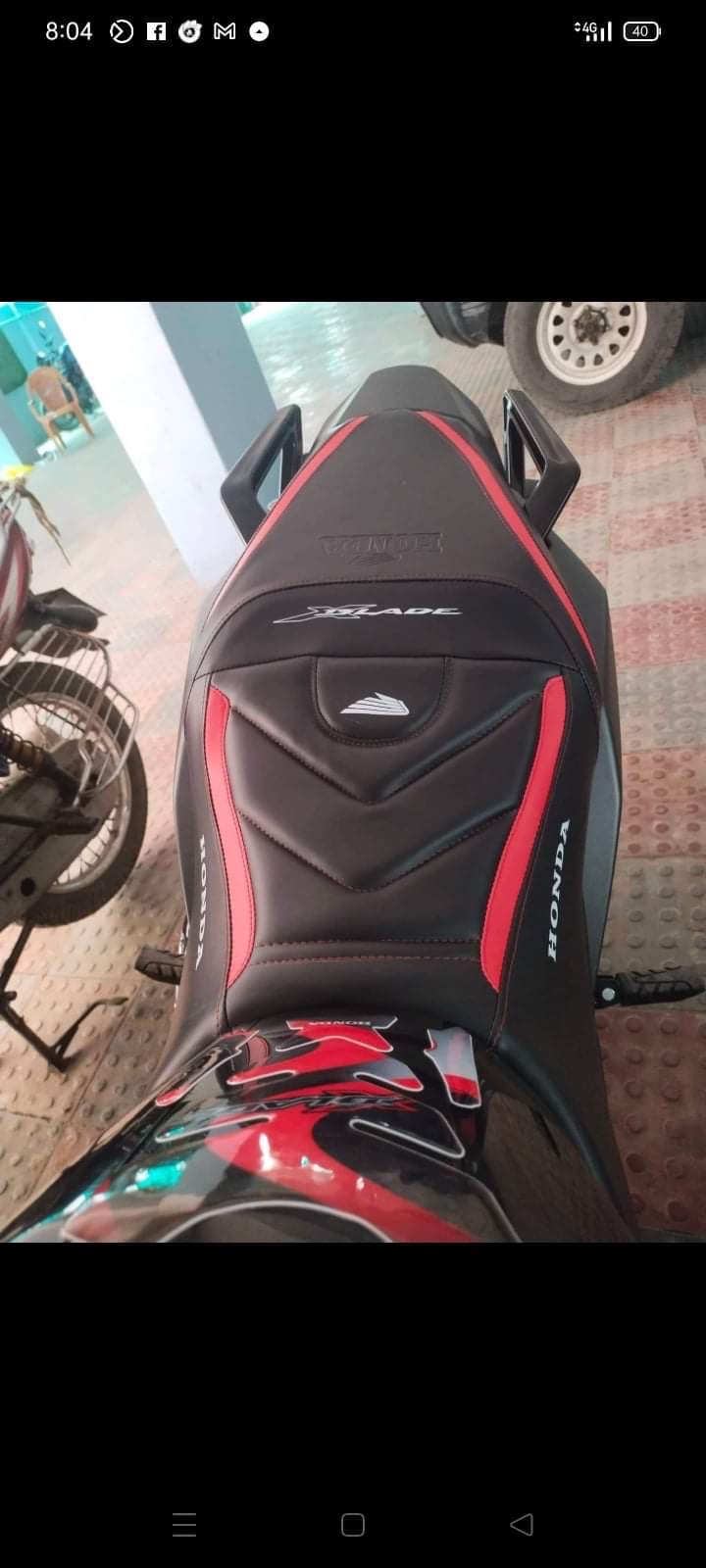 HONDA XBLADE  seat cover single part