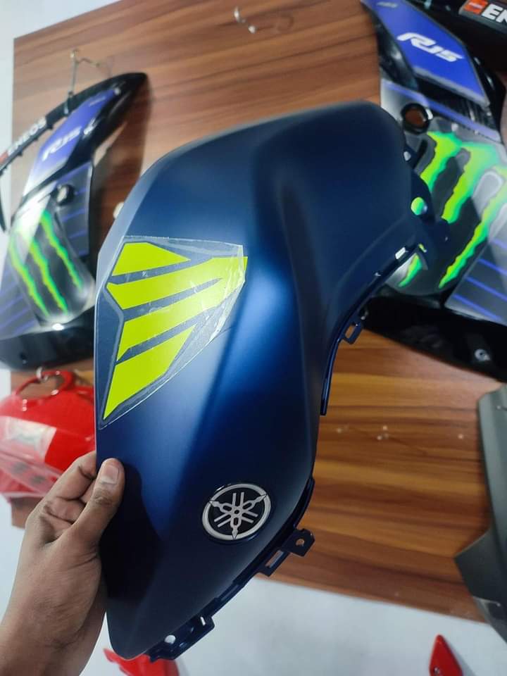 Yamaha Mt15 Matt blue tank part