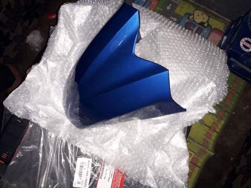 Honda Hornet 160 Fork mud guard blue