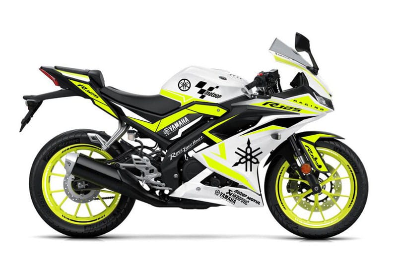 R15V3 multi color Yamaha graphics decals