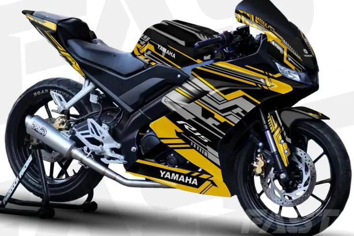 Yamaha R15v3 multicolour decals sticker set