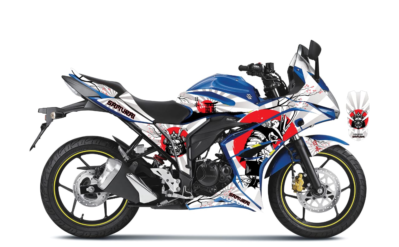 Suzuki Gixxer sf old ninja model decals sticker set