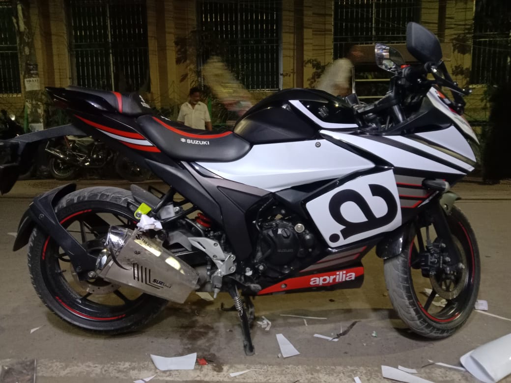 Suzuki Gixxer sf fi Aprilla  model decals sticker set