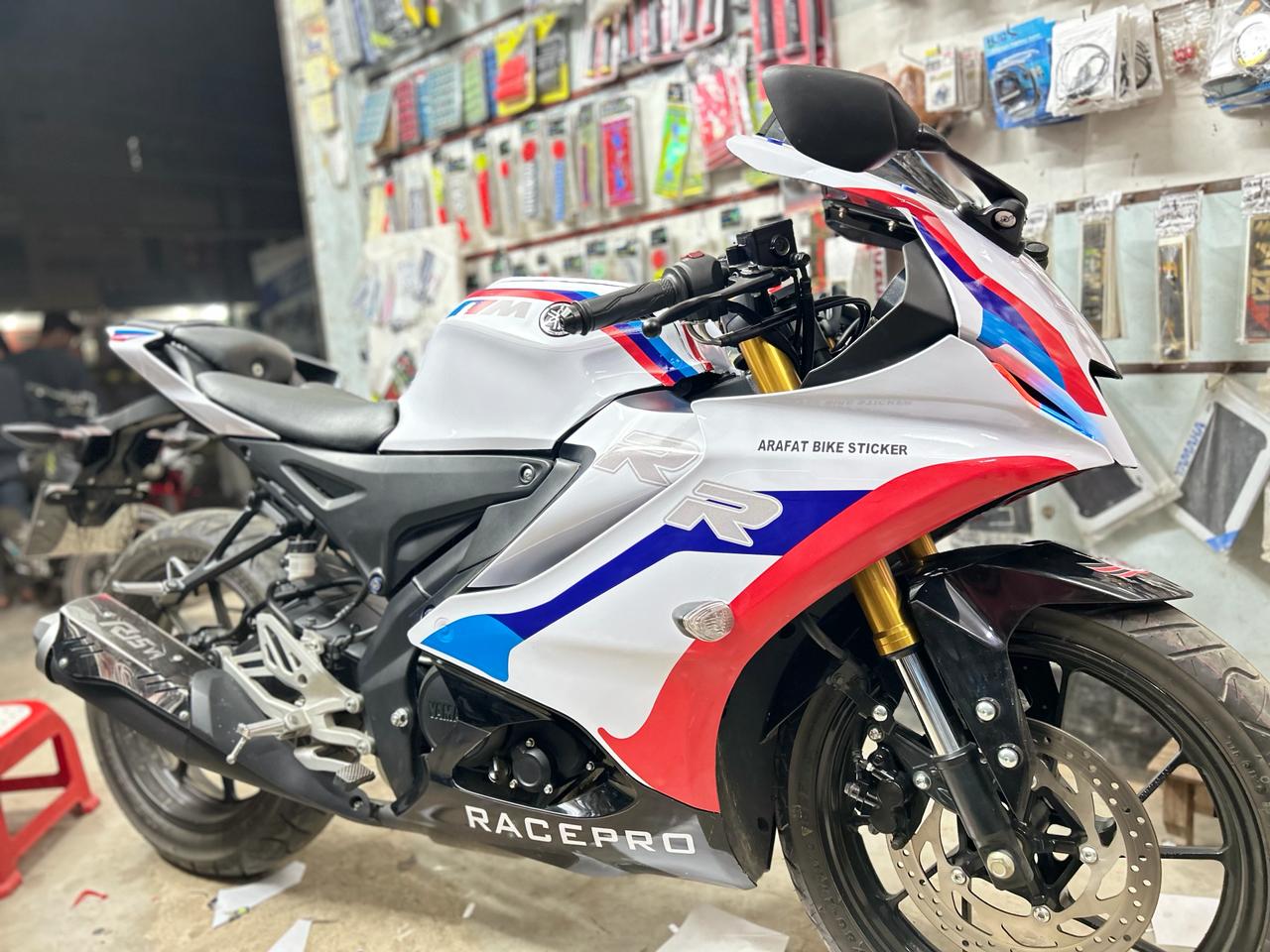 Yamaha R15m classic model decals sticker set