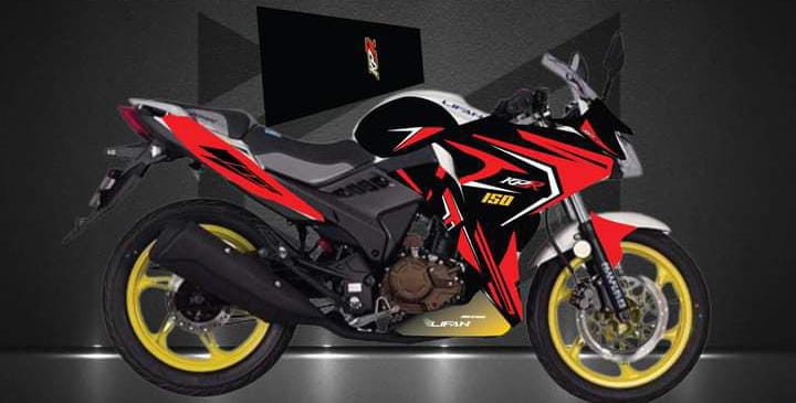 Lifan kpr150 multi colour decals sticker set