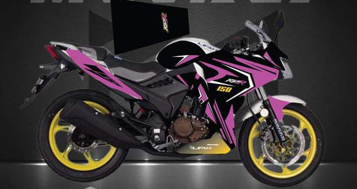 Lifan KPR multi colour decals sticker set